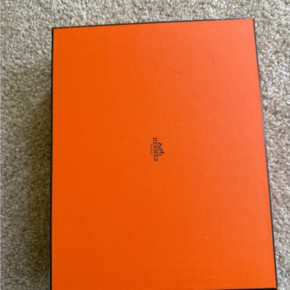 Hermes Oran Black Leather Sandals - Picture 5 of 6